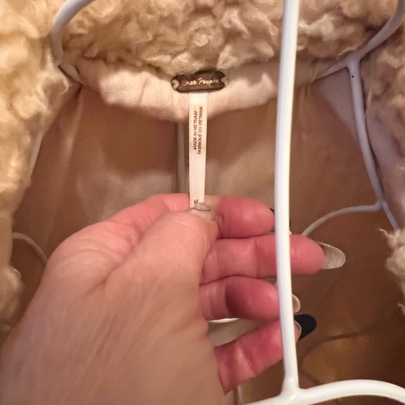 Free People Tan Teddy Jacket - Picture 6 of 6